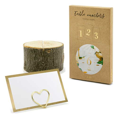 Tischkarten & Kartenhalter