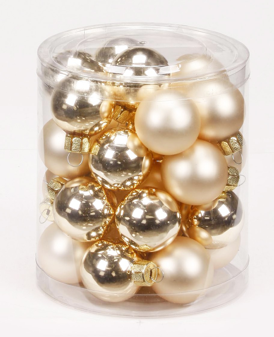 Christbaumkugeln glas 3cm, 28 stk. dose saisonartikel weihnachten ...
