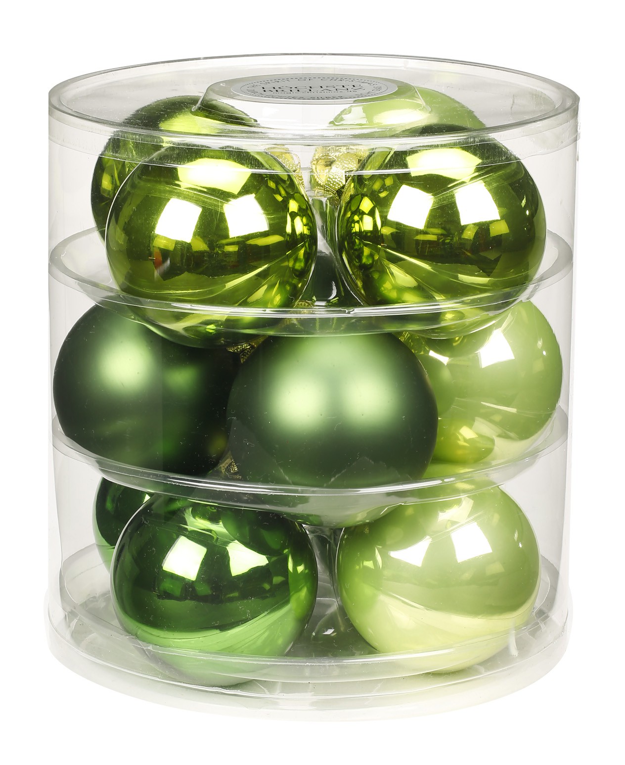 Christbaumkugeln glas 75mm, 12 stk. / dose saisonartikel ...