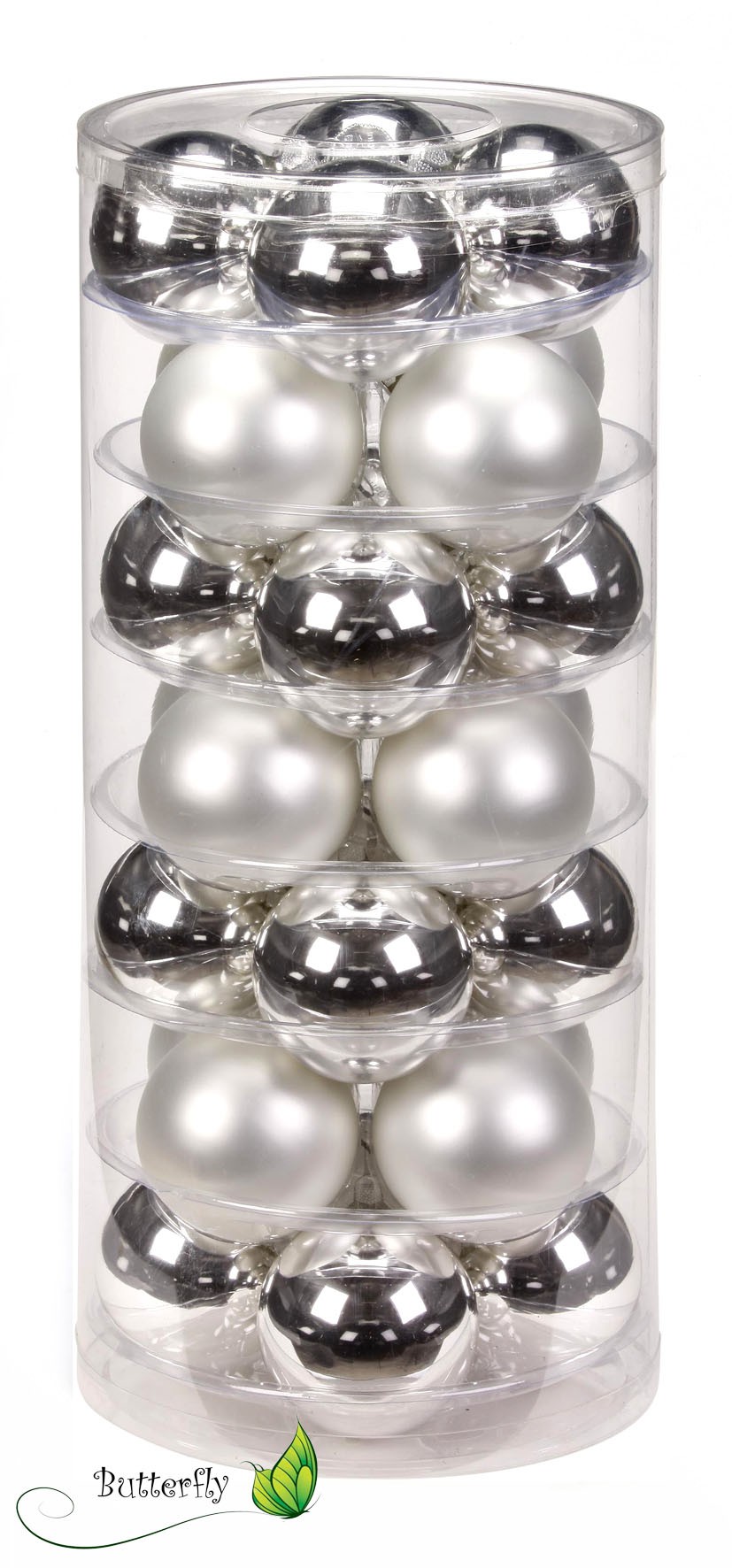 Christbaumkugeln glas 6cm, 28stk / dose saisonartikel weihnachten ...